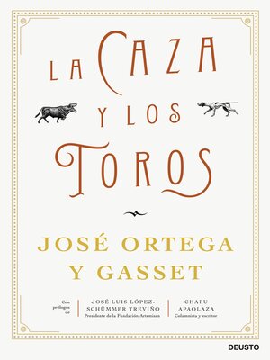 cover image of La caza y los toros